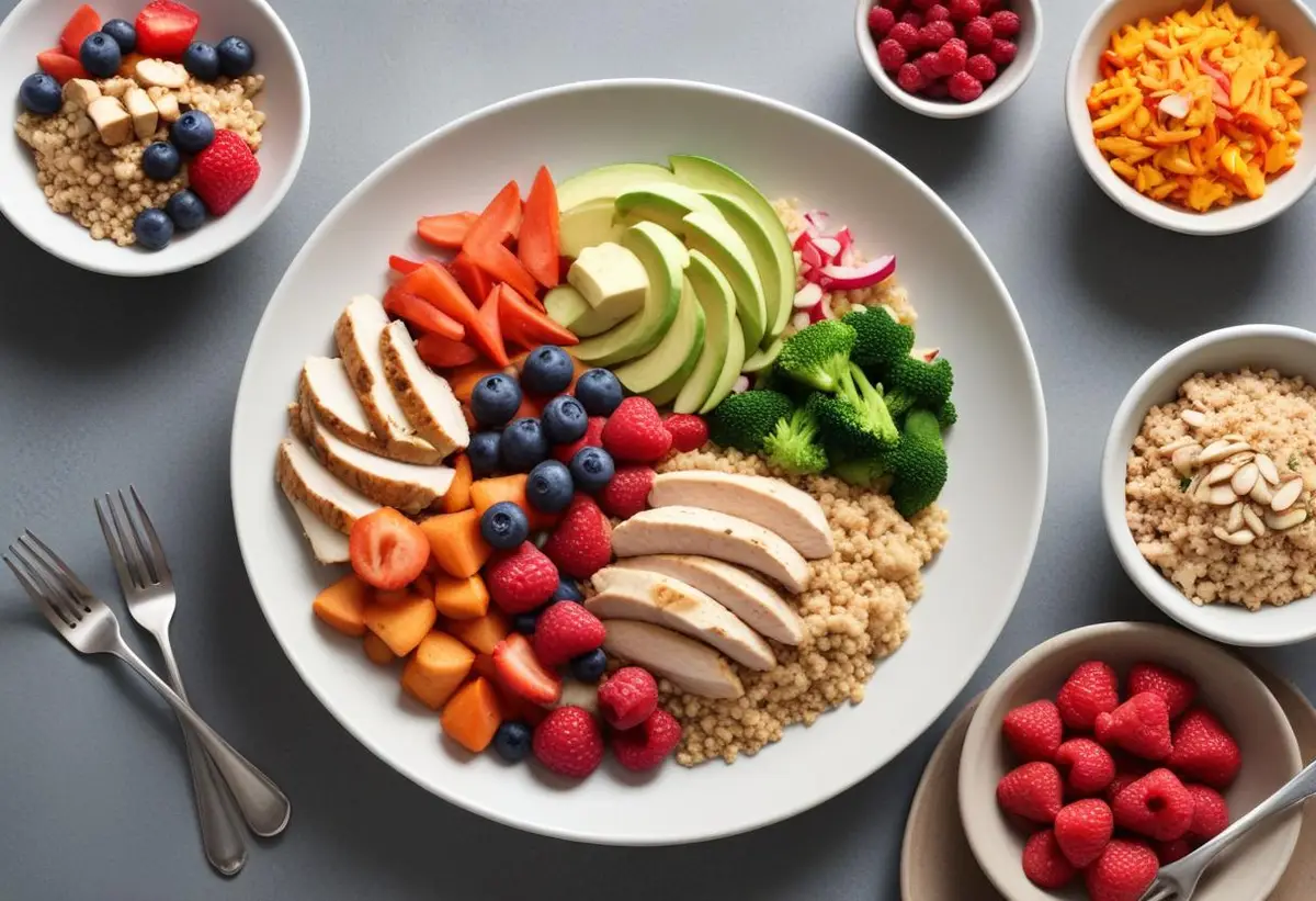 1000 kcal per dag illustration